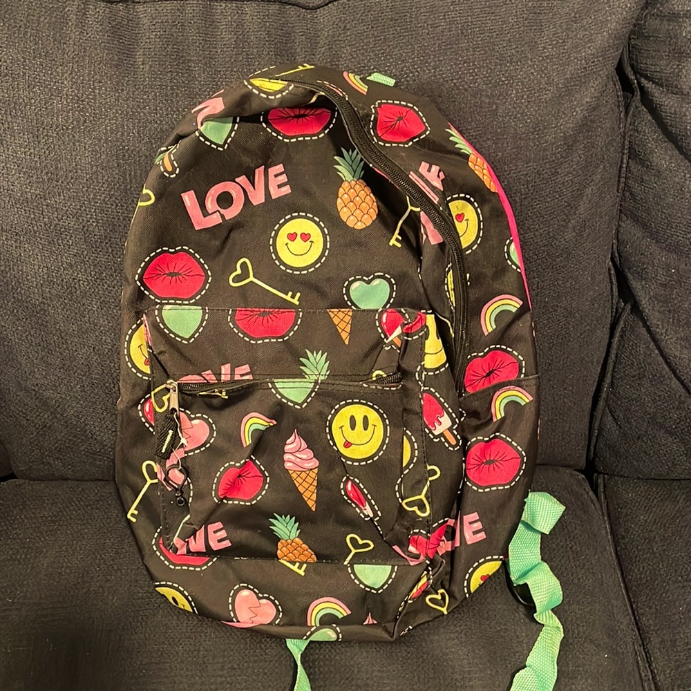 Girls love and happiness book bag